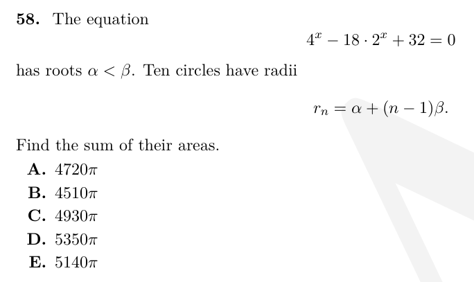 TMUA Circles, chords & tangents question
