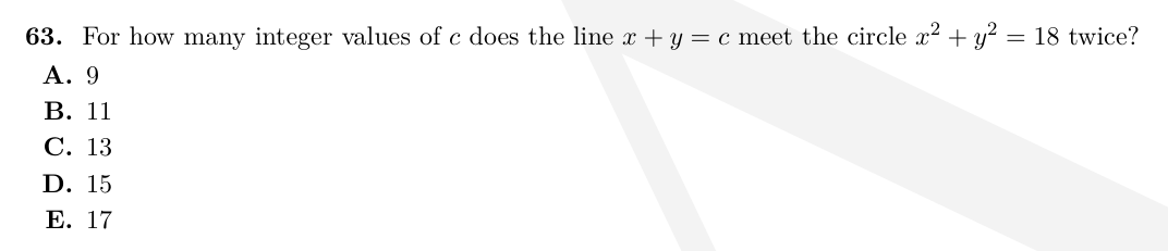 TMUA Circles, chords & tangents question