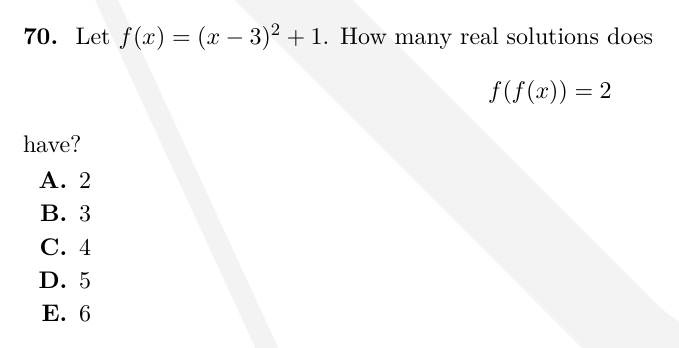 TMUA Algebraic modelling & equations question