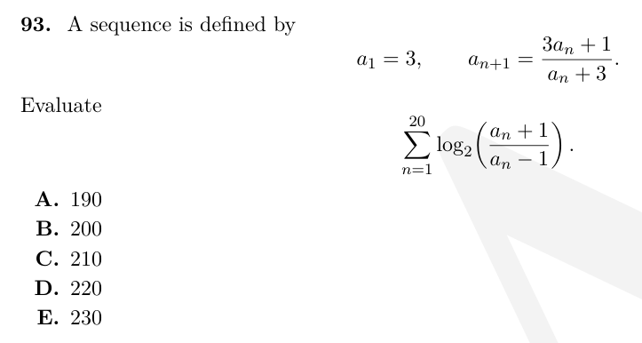 TMUA Logarithmic equations & constraints question