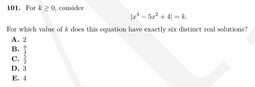 TMUA Algebraic modelling & equations question