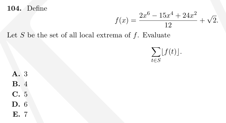 TMUA Algebraic modelling & equations question