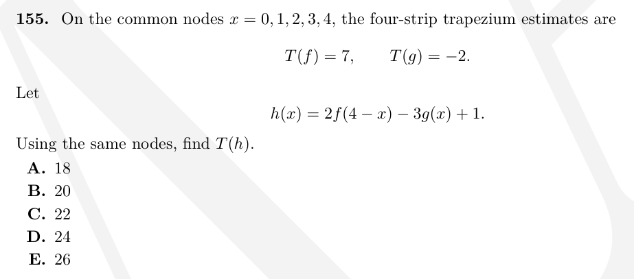 TMUA Trapezium rule & numerical integration question