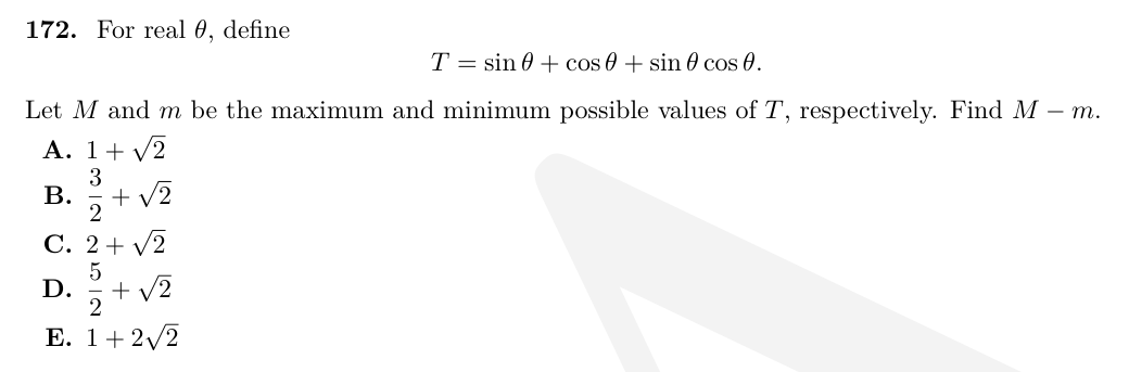 TMUA Identities & exact trigonometric values question