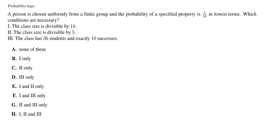 TMUA Probability logic question