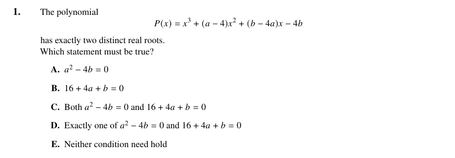 TMUA Set H · original CF Maths construction question
