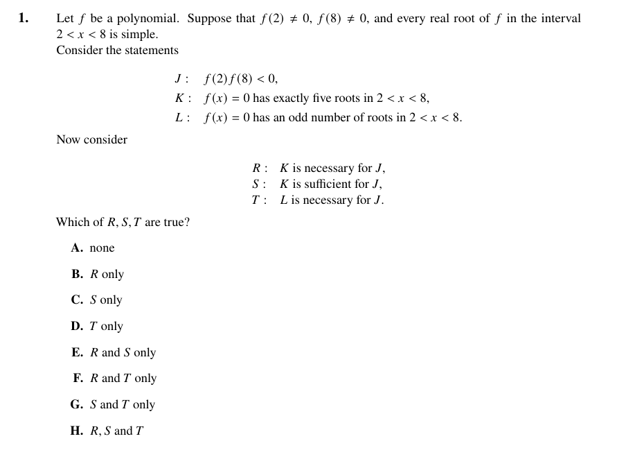 TMUA Set I · original CF Maths construction question