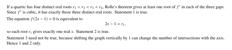 Worked solution for Set D · original CF Maths construction